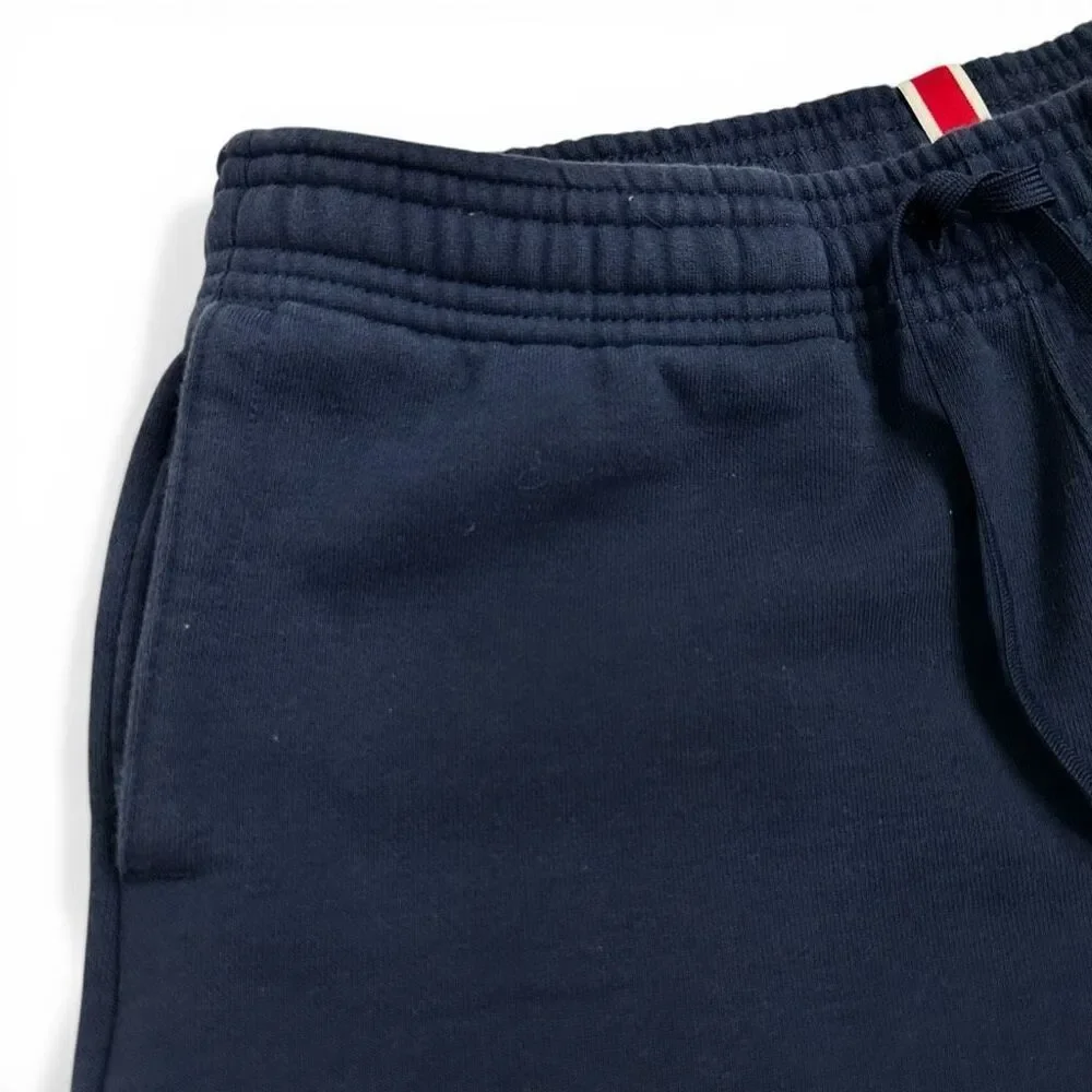 Tracksmith New England Navy Running Shorts Drawstring Cotton S